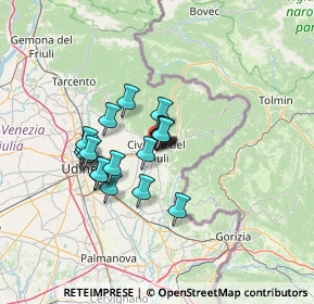 Mappa Corso Paolino d'Aquileia, 33043 Cividale del Friuli UD, Italia (9.353)
