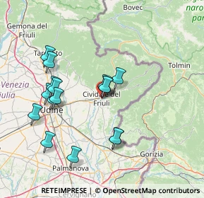 Mappa Corso Paolino d'Aquileia, 33043 Cividale del Friuli UD, Italia (13.98688)