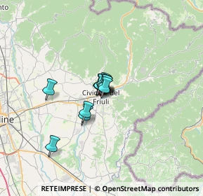 Mappa Corso Paolino d'Aquileia, 33043 Cividale del Friuli UD, Italia (2.84667)