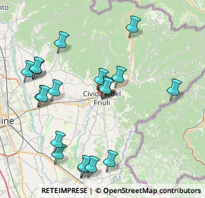 Mappa Corso Paolino d'Aquileia, 33043 Cividale del Friuli UD, Italia (8.245)