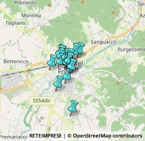 Mappa Piazzetta Chiarottini, 33043 Cividale del Friuli UD, Italia (0.74263)