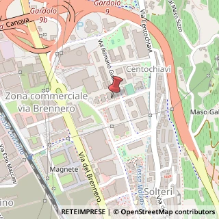Mappa Via Renato Lunelli, 18, 38121 Trento, Trento (Trentino-Alto Adige)
