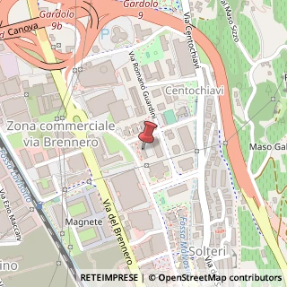 Mappa Via Valentina Zambra, 11B, 38121 Trento, Trento (Trentino-Alto Adige)