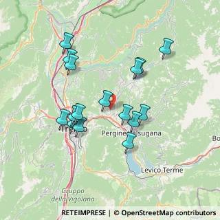 Mappa 38045 Seregnano TN, Italia (6.7525)