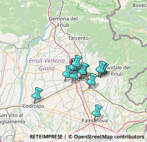 Mappa Via Giuseppe Verdi, 33010 Tavagnacco UD, Italia (9.05917)