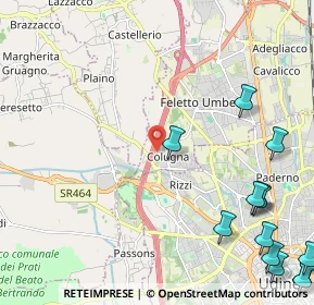 Mappa Via Giuseppe Verdi, 33010 Tavagnacco UD, Italia (3.28615)