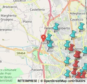 Mappa Via Giuseppe Verdi, 33010 Tavagnacco UD, Italia (3.287)