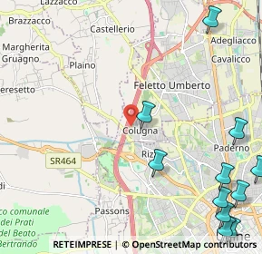 Mappa Via Giuseppe Verdi, 33010 Tavagnacco UD, Italia (3.25818)