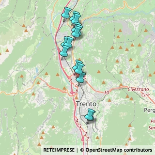 Mappa Via Leopoldo Pergher, 38100 Trento TN, Italia (3.59857)