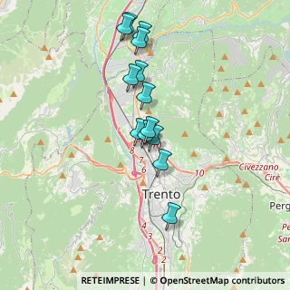 Mappa Via Leopoldo Pergher, 38100 Trento TN, Italia (3.10308)