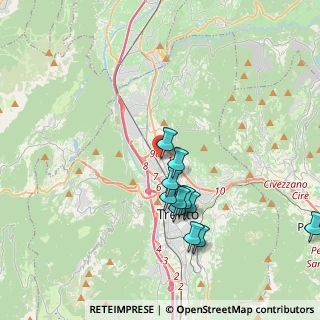 Mappa Via Leopoldo Pergher, 38100 Trento TN, Italia (3.55)