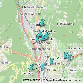 Mappa Via Leopoldo Pergher, 38100 Trento TN, Italia (1.68)