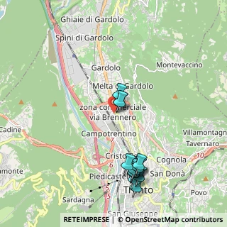 Mappa Via Leopoldo Pergher, 38100 Trento TN, Italia (2.12308)