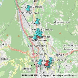 Mappa Via Leopoldo Pergher, 38100 Trento TN, Italia (2.06727)
