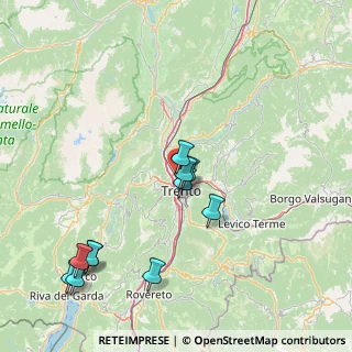Mappa Via Leopoldo Pergher, 38100 Trento TN, Italia (17.04545)