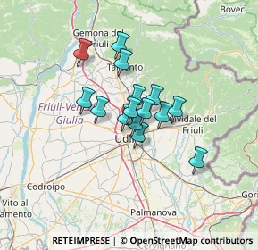 Mappa Via Fusine, 33100 Udine UD, Italia (8.28733)