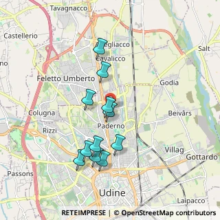 Mappa Via Fusine, 33100 Udine UD, Italia (1.67909)