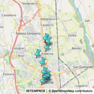 Mappa Via Fusine, 33100 Udine UD, Italia (2.07091)