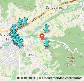 Mappa SP 31, 33043 Cividale del Friuli UD, Italia (1.196)