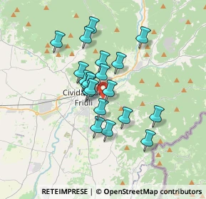 Mappa SP 31, 33043 Cividale del Friuli UD, Italia (2.6255)