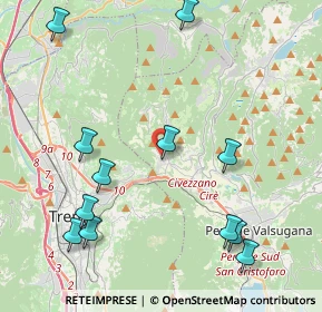 Mappa Via Murialdo, 38045 Civezzano TN, Italia (4.95)
