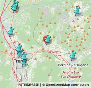 Mappa Via Murialdo, 38045 Civezzano TN, Italia (5.66727)