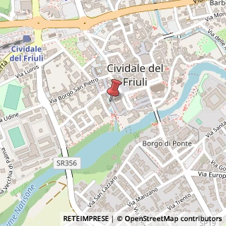 Mappa Via Mulinuss, 16, 33043 Cividale del Friuli, Udine (Friuli-Venezia Giulia)