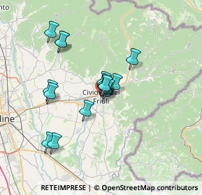 Mappa Piazza S. Francesco, 33043 Cividale del Friuli UD, Italia (5.31313)