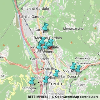 Mappa Via Renato Lunelli, 38100 Trento TN, Italia (1.72)