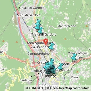 Mappa Via Renato Lunelli, 38100 Trento TN, Italia (2.339)