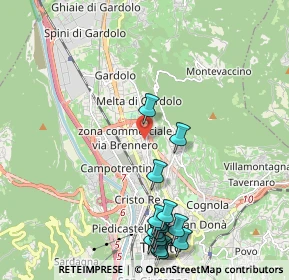 Mappa Via Renato Lunelli, 38100 Trento TN, Italia (2.57438)