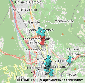 Mappa Via Renato Lunelli, 38100 Trento TN, Italia (2.08727)