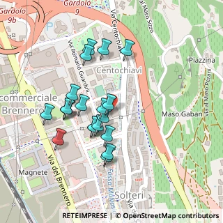 Mappa Via Renato Lunelli, 38100 Trento TN, Italia (0.2035)