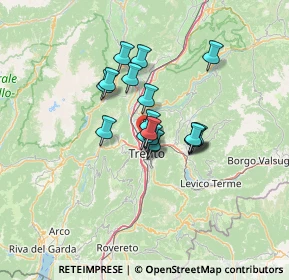 Mappa Via Renato Lunelli, 38100 Trento TN, Italia (8.56722)
