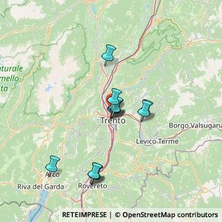 Mappa Via Renato Lunelli, 38100 Trento TN, Italia (11.7925)