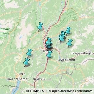 Mappa Via Renato Lunelli, 38100 Trento TN, Italia (9.84)