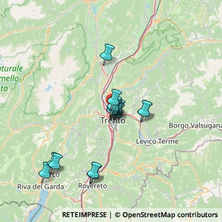 Mappa Via Renato Lunelli, 38100 Trento TN, Italia (12.076)
