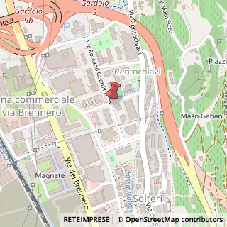 Mappa Via Renato Lunelli, 64, 38121 Trento, Trento (Trentino-Alto Adige)