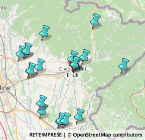 Mappa Via IV Novembre, 33043 Cividale del Friuli UD, Italia (8.3195)