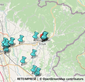 Mappa Via IV Novembre, 33043 Cividale del Friuli UD, Italia (9.058)