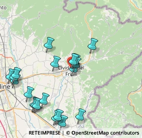 Mappa Via IV Novembre, 33043 Cividale del Friuli UD, Italia (9.1315)