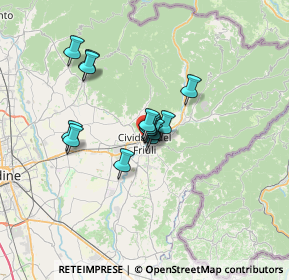 Mappa Via IV Novembre, 33043 Cividale del Friuli UD, Italia (4.39929)