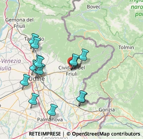 Mappa Via IV Novembre, 33043 Cividale del Friuli UD, Italia (14.04563)