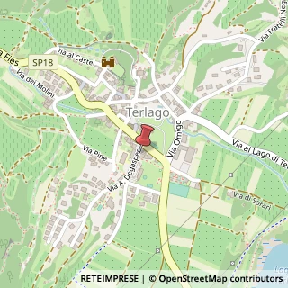 Mappa Via A. Degasperi, 1, 38070 Terlago, Trento (Trentino-Alto Adige)