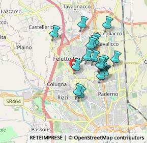 Mappa Via Isonzo, 33010 Feletto Umberto UD, Italia (1.45222)