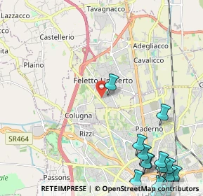 Mappa Via Isonzo, 33010 Feletto Umberto UD, Italia (3.68632)