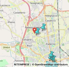 Mappa Via Isonzo, 33010 Feletto Umberto UD, Italia (3.54909)