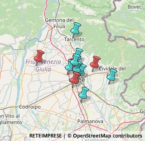 Mappa Via Isonzo, 33010 Feletto Umberto UD, Italia (8.06818)