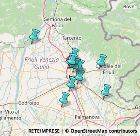 Mappa Via Isonzo, 33010 Feletto Umberto UD, Italia (8.99636)
