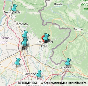 Mappa Viale Foramitti, 33043 Cividale del Friuli UD, Italia (15.08273)